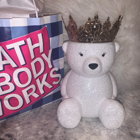 BATH & BODY WORKS ROYAL POLAR BEAR Candle Holder - Picture 3 of 3